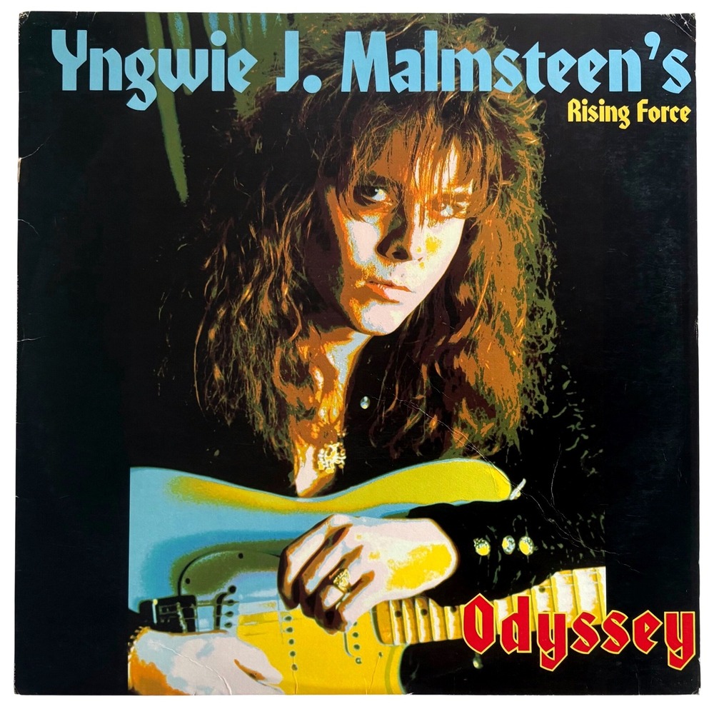 Yngwie J Malmsteen Rising Force Odyssey Vinyl LP 1988 Polydor 422 835 451-1